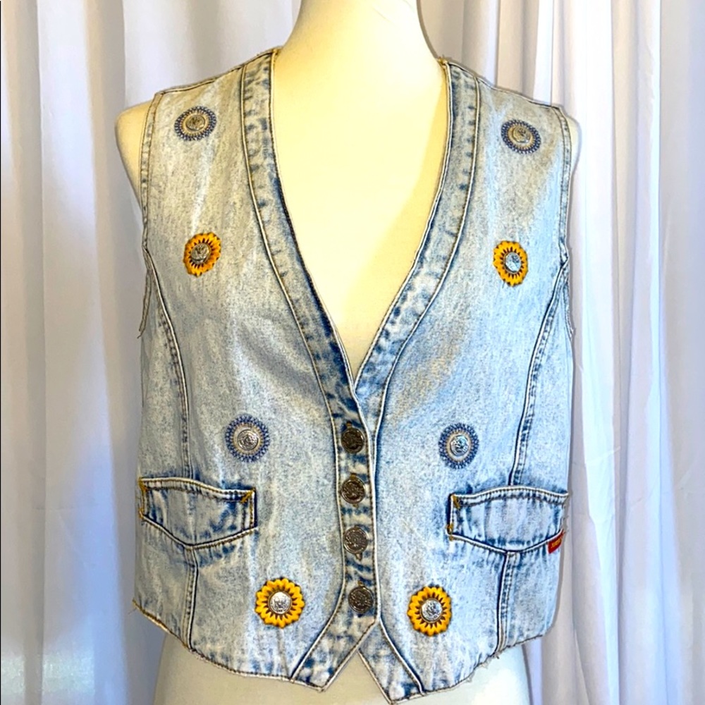Vintage Jordache Denim Vest